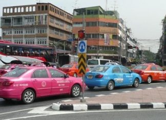 “Comfortable” Bangkok taxis.